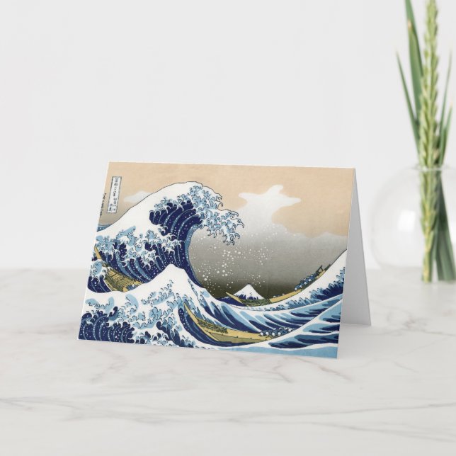 The Great Wave Off Kanagawa Card (Front)