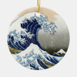 The Great Wave Off Kanagawa Ceramic Ornament at Zazzle