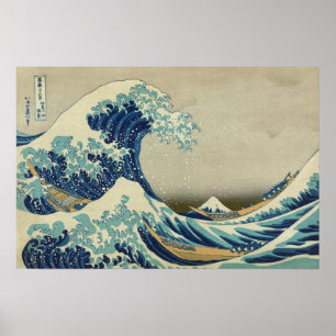 The Great Wave off Kanagawa- Classic Japanese Poster