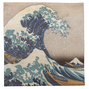 The Great Wave off Kanagawa Cloth Napkin