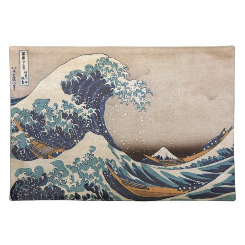 The Great Wave off Kanagawa Cloth Placemat