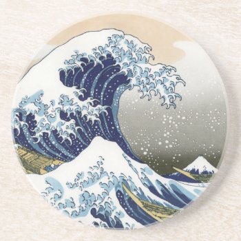 The Great Wave Off Kanagawa Coaster by Zazilicious at Zazzle