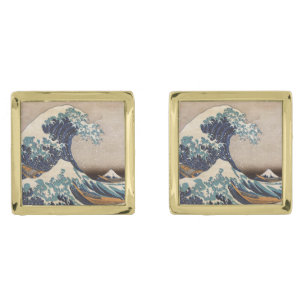 The Great Wave off Kanagawa Cufflinks
