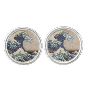 The Great Wave off Kanagawa Cufflinks