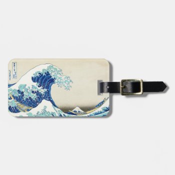 The Great Wave Off Kanagawa Custom Luggage Tag by StillImages at Zazzle