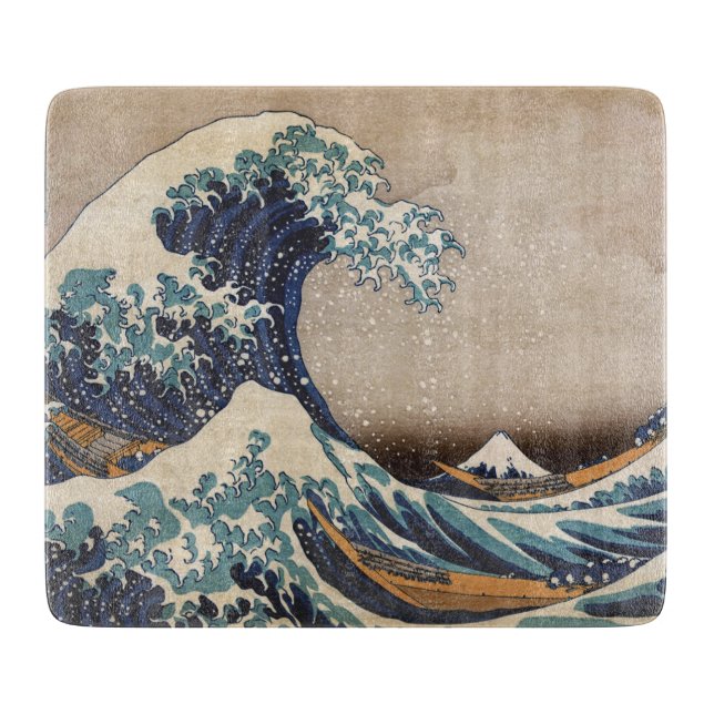 The Great Wave off Kanagawa Cutting Board (Front)