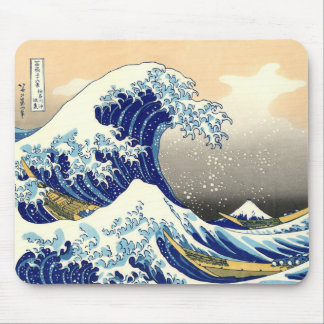 The Great Wave off Kanagawa Digital Remaster Mouse Pad