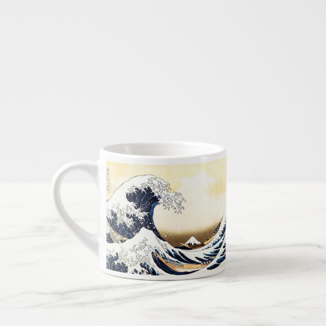 The Great Wave off Kanagawa Espresso Cup (Left)