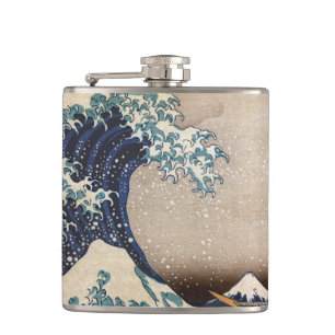 The Great Wave off Kanagawa Flask