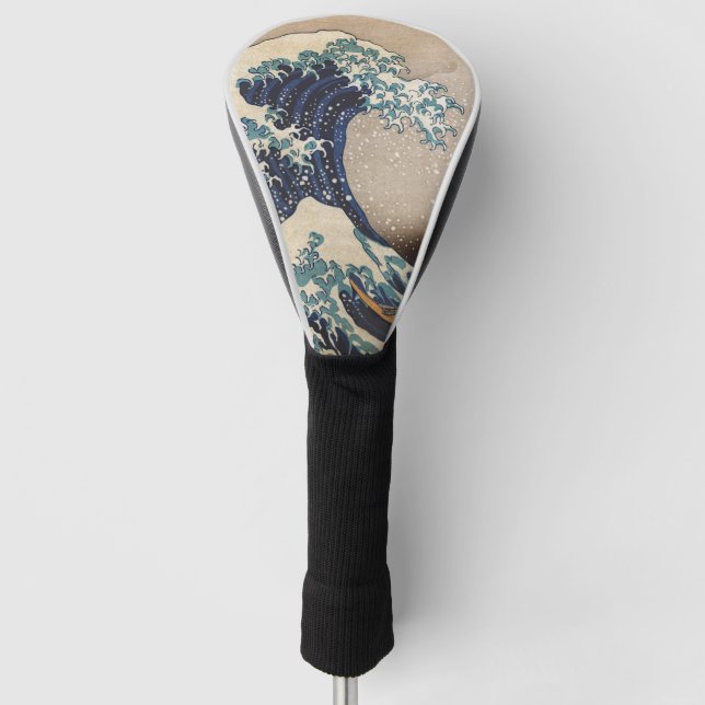 The Great Wave off Kanagawa Golf Head Cover (Front)