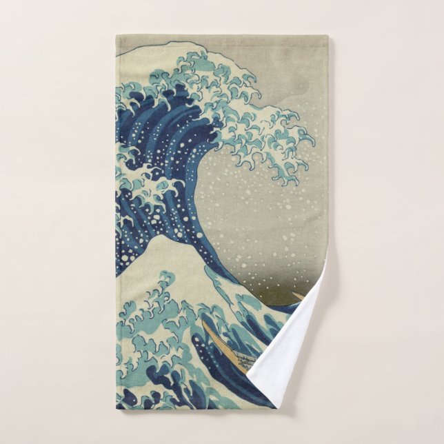 The Great Wave off Kanagawa Hand Towel (Hand Towel)
