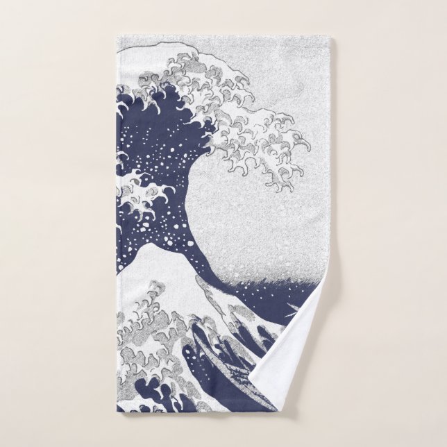 The Great Wave off Kanagawa Hand Towel (Hand Towel)