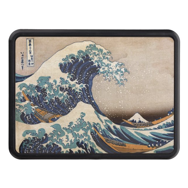 The Great Wave off Kanagawa Hitch Cover (Front)