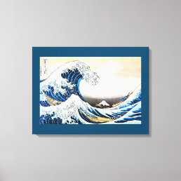 The Great Wave off Kanagawa, Hokusai Canvas Print
