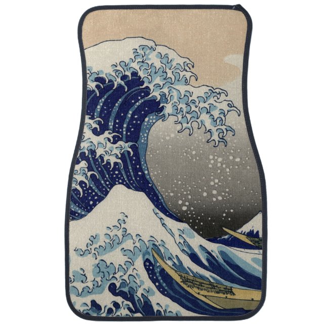 The Great Wave off Kanagawa Hokusai Car Floor Mat (Front)