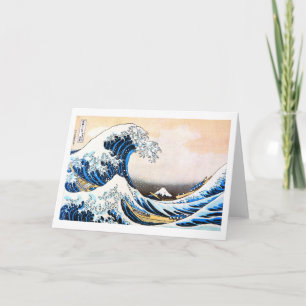 The Great Wave off Kanagawa, Hokusai Card