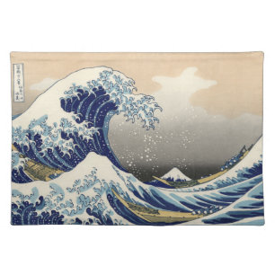 The Great Wave off Kanagawa Hokusai Cloth Placemat