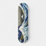 The Great Wave Off Kanagawa Hokusai Katsushika Skateboard at Zazzle
