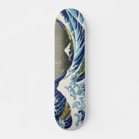 The Great Wave Off Kanagawa Hokusai Katsushika Skateboard