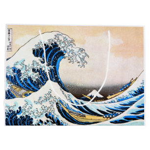 The Great Wave off Kanagawa, Hokusai Large Gift Bag