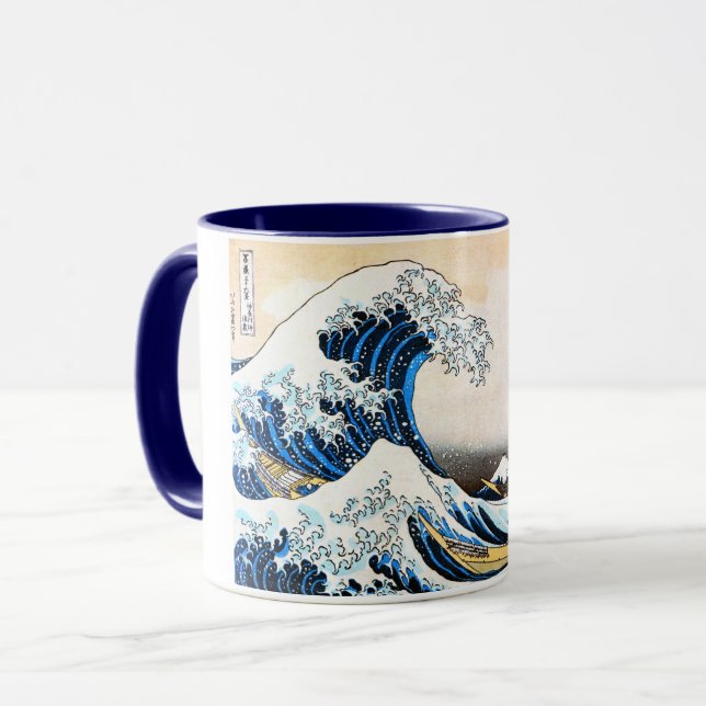 The Great Wave off Kanagawa, Hokusai Mug (Front Left)