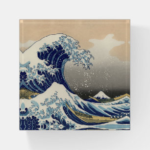 The Great Wave off Kanagawa Hokusai Paperweight