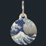 The Great Wave off Kanagawa Hokusai Pet ID Tag<br><div class="desc">The Great Wave off Kanagawa by Hokusai. Beautiful masterpiece of a Great Wave,  one of the most famous fine art paintings off all time. Available on many high quality gift ideas and artistic apparel.</div>