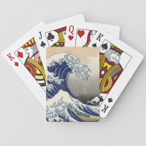 The Great Wave off Kanagawa Hokusai Poker Cards