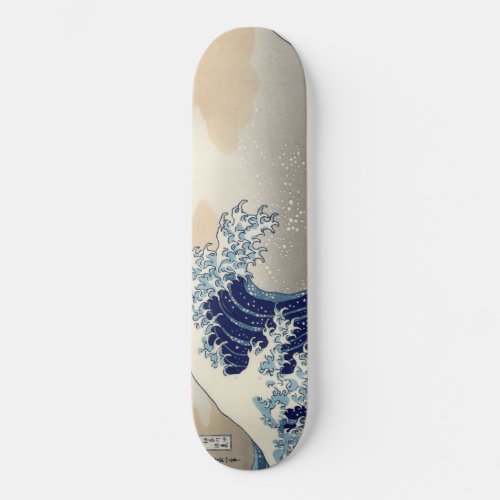 The Great Wave off Kanagawa Hokusai Skateboard