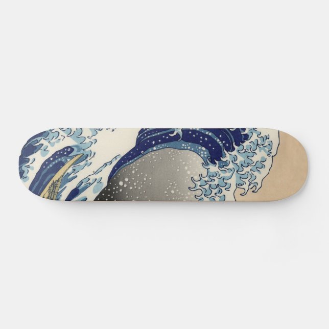 The Great Wave off Kanagawa Hokusai Skateboard | Zazzle