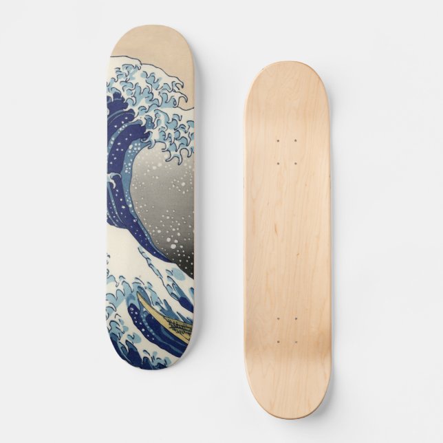 The Great Wave off Kanagawa Hokusai Skateboard | Zazzle