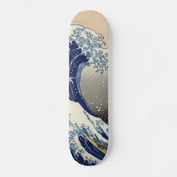 The Great Wave Off Kanagawa Hokusai Skateboard by Art_Museum at Zazzle