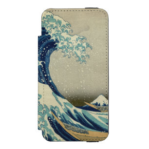 The Great Wave off Kanagawa Wallet Case For iPhone SE/5/5s