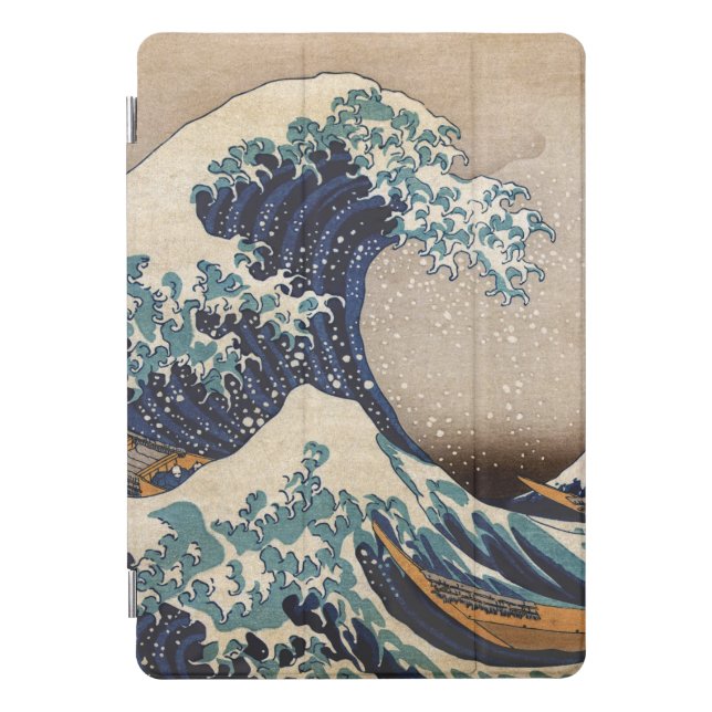 The Great Wave off Kanagawa iPad Pro Cover (Front)