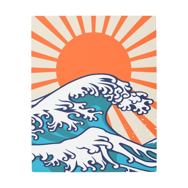 The Great Wave off Kanagawa, japanese wave poster (Front)