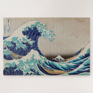 The Great Wave Off Kanagawa Japanese Woodblock Jigsaw Puzzle