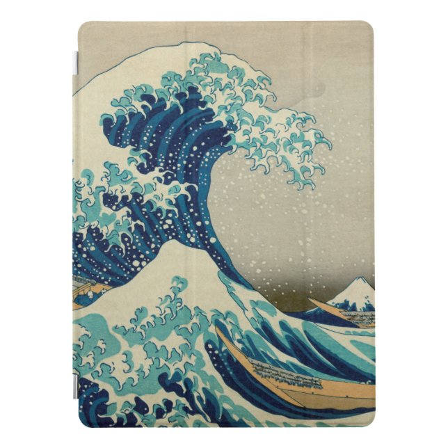 The Great Wave Off Kanagawa Kanagawa-oki Nami Ura iPad Pro Cover (Front)