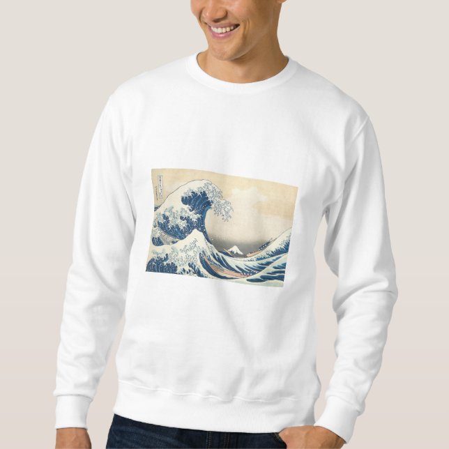 The Great Wave Off Kanagawa - Katsushika Hokusai Sweatshirt (Front)