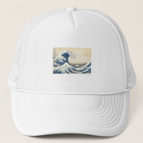 The Great Wave Off Kanagawa _ Katsushika Hokusai Trucker Hat