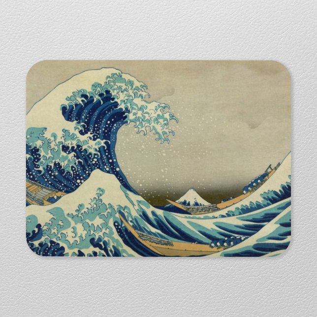 The Great Wave off Kanagawa Magnet (The Great Wave Flex Magnet- Refrigerator View)
