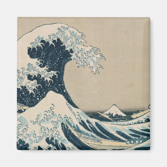 The Great Wave off Kanagawa Magnet (Front)