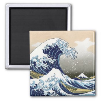 The Great Wave Off Kanagawa Magnet by Zazilicious at Zazzle