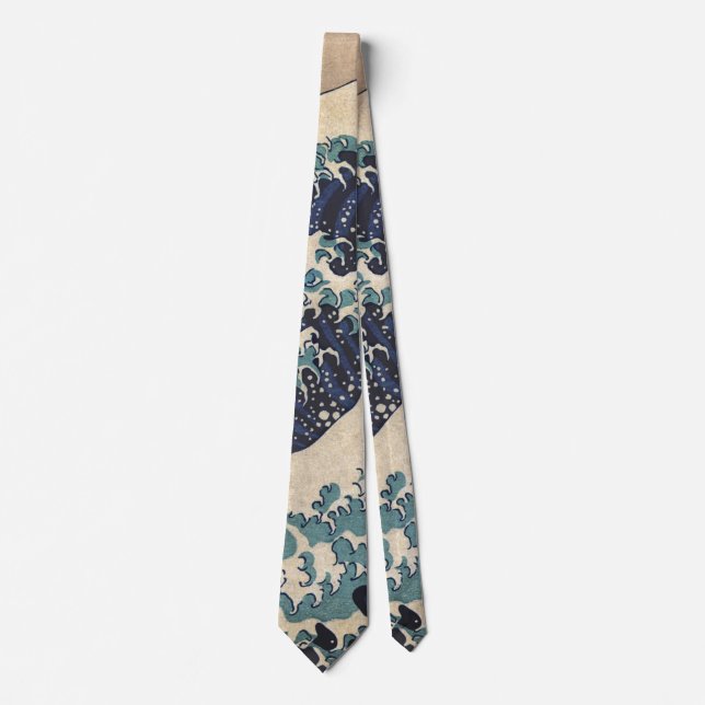 The Great Wave off Kanagawa Neck Tie (Front)