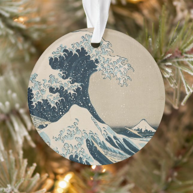 The Great Wave off Kanagawa Ornament (Tree)