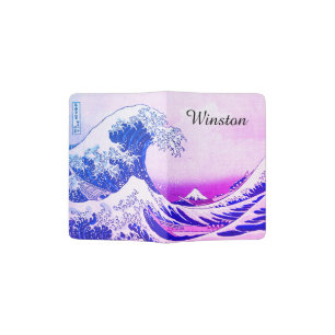 The Great Wave Off Kanagawa Passport Holder