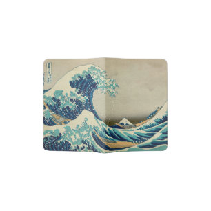 The Great Wave off Kanagawa Passport Holder