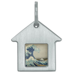 The Great Wave off Kanagawa Pet ID Tag