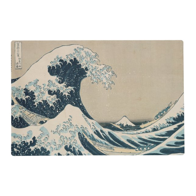The Great Wave off Kanagawa Placemat (Front)