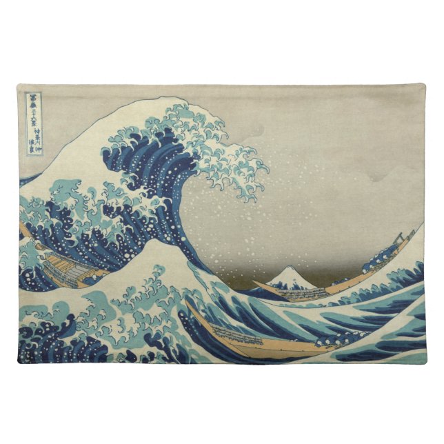 The Great Wave off Kanagawa Placemat (Front)