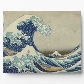 The Great Wave Off Kanagawa Plaque by vintage_gift_shop at Zazzle